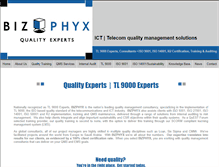 Tablet Screenshot of bizphyx.com